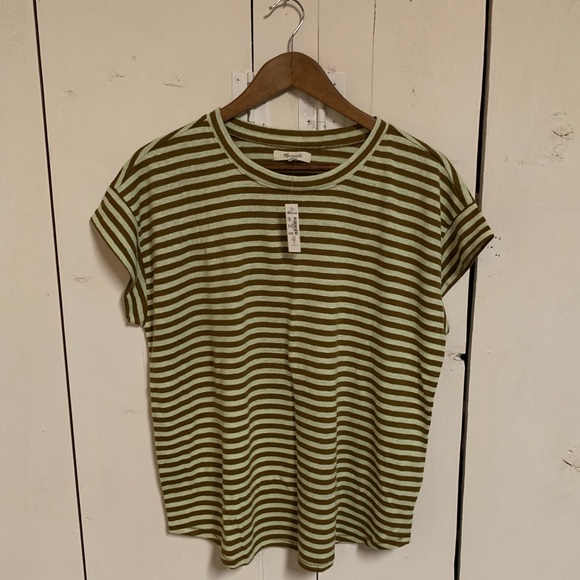 NEW MADEWELL LINEN TOP - Picture 1 of 4